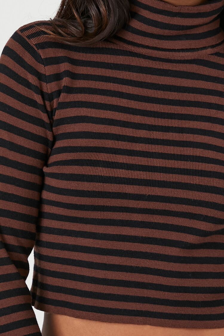 Striped Turtleneck Sweater-Feelings Star
