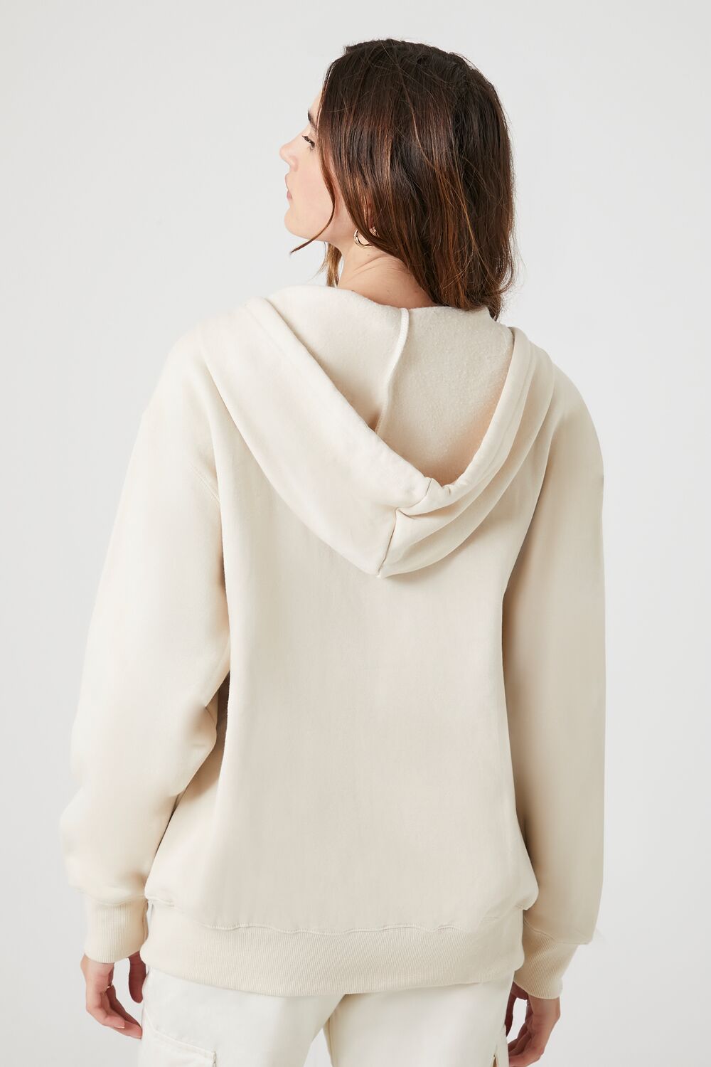 Fleece Zip-Up Hoodie-Feelings Star