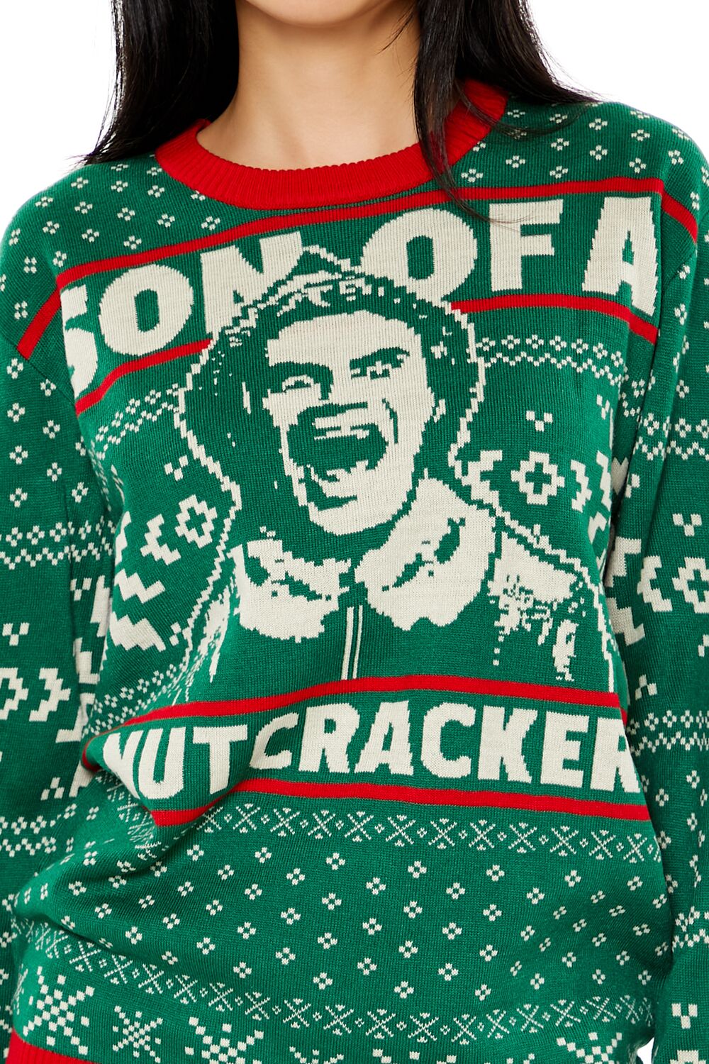 Son of a Nutcracker Elf Christmas Sweater-Feelings Star
