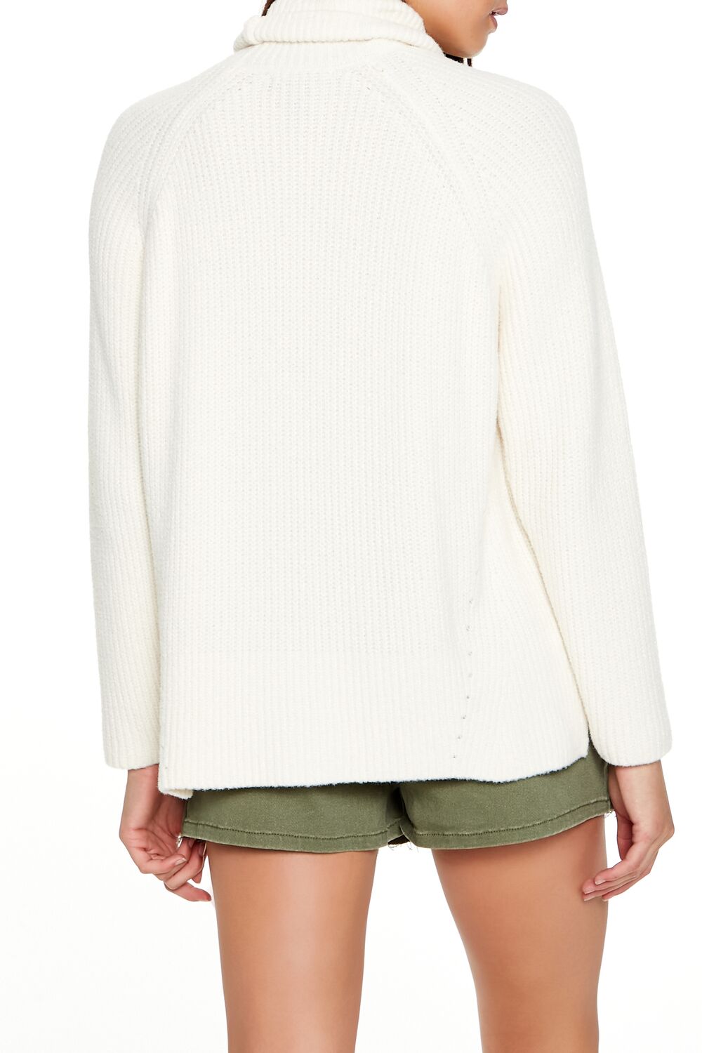 Turtleneck Whipstitched Sweater-Feelings Star