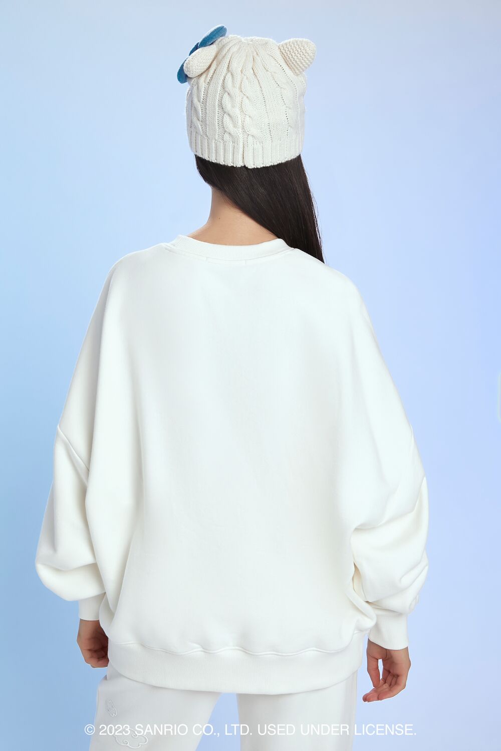 Angel Hello Kitty Embroidered Pullover-Feelings Star