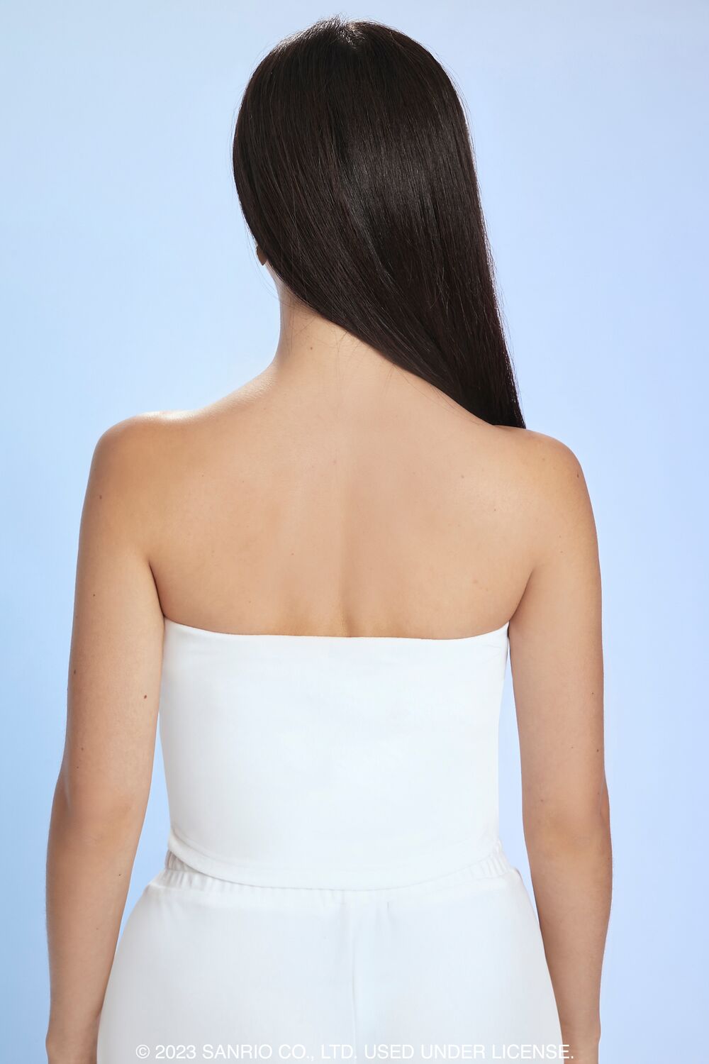 Angel Hello Kitty Velour Tube Top-Feelings Star