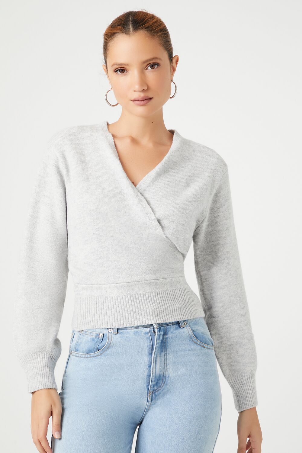 Tie-Back Wrap Sweater-Feelings Star