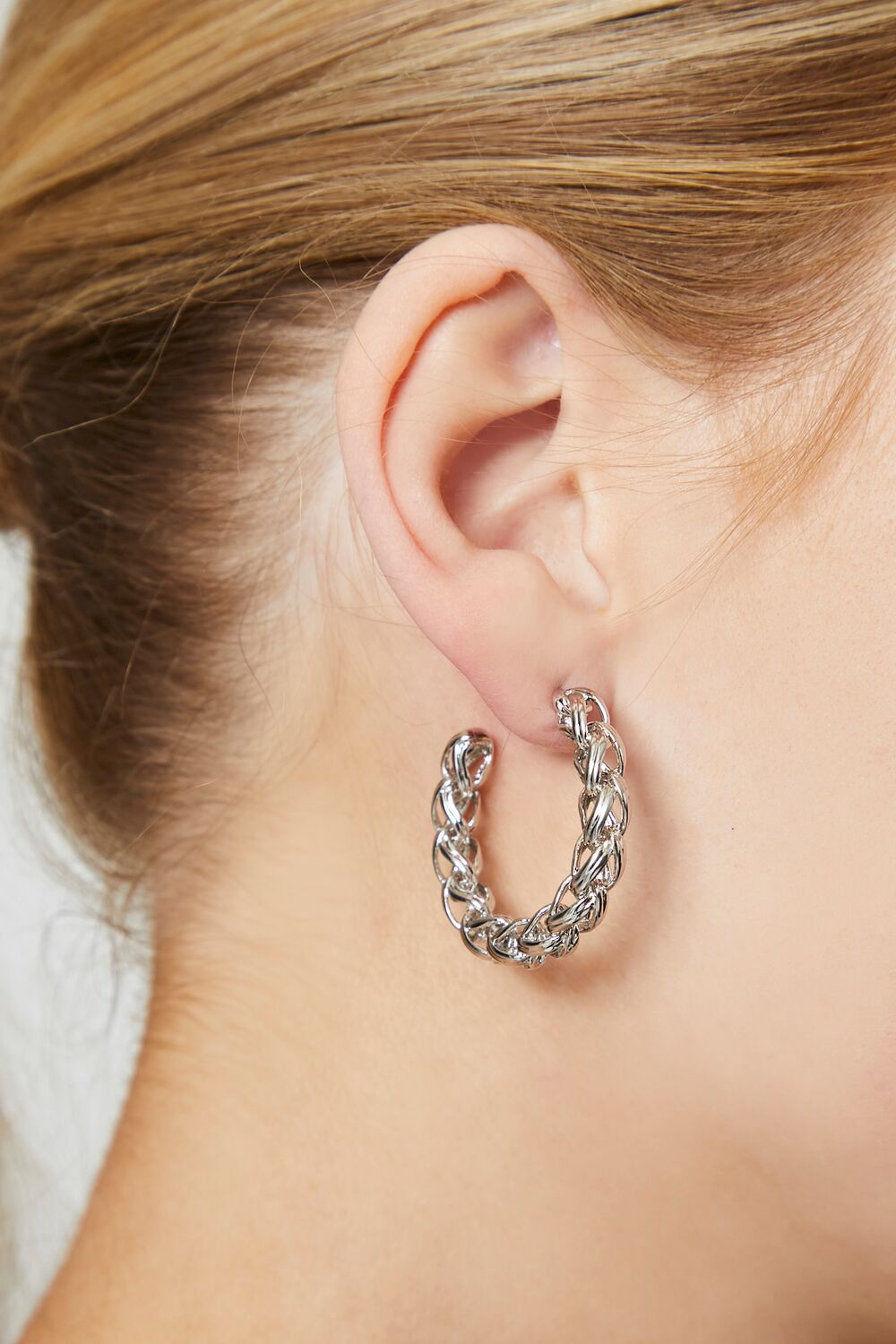 Byzantine Chain Hoop Earrings-Feelings Star