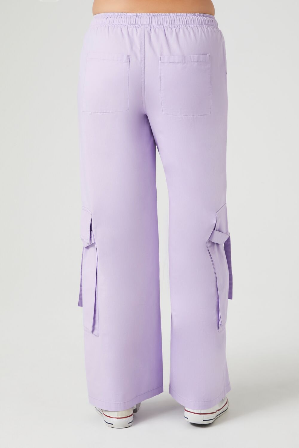 Twill High-Rise Utility Pants-Feelings Star