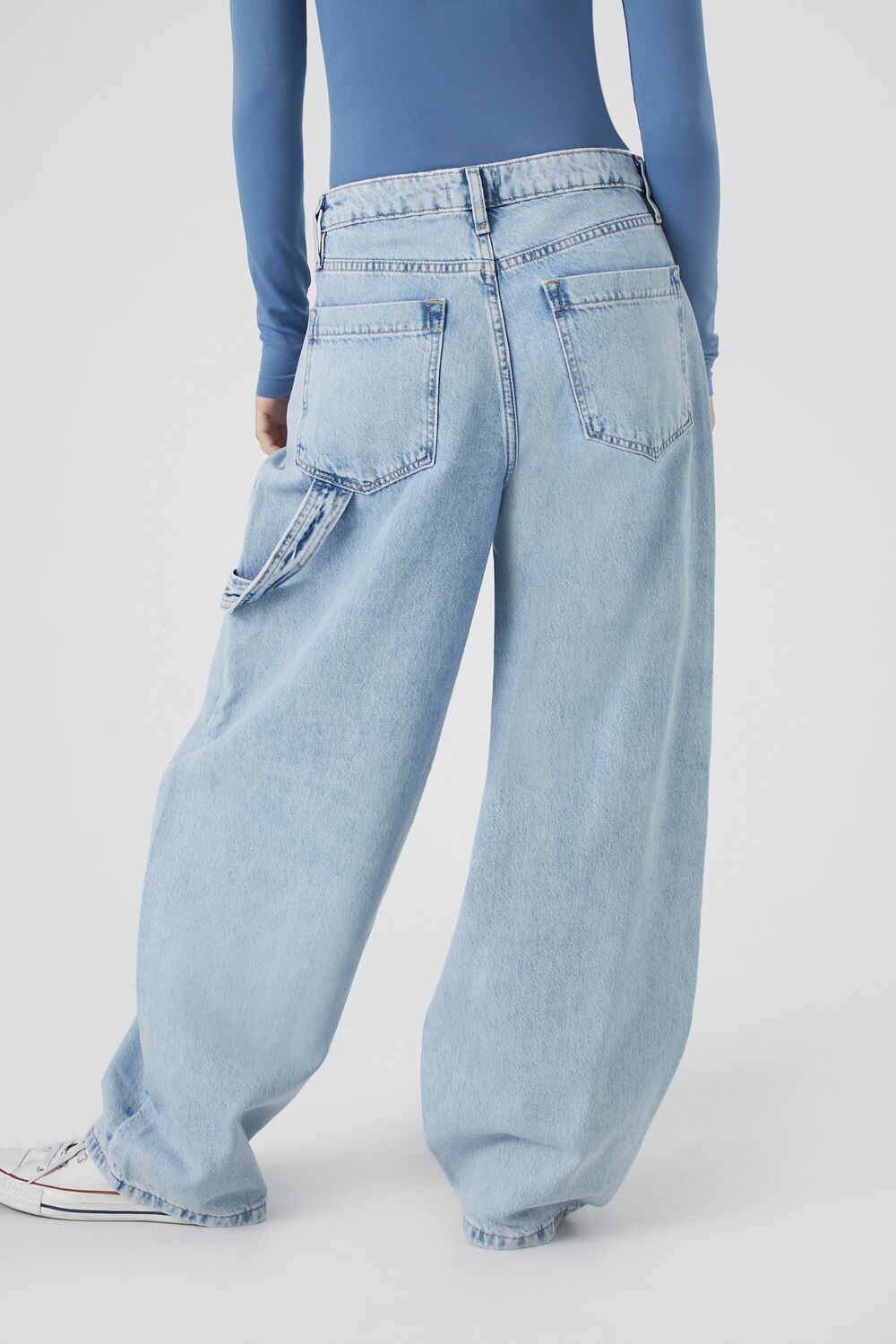 Carpenter Barrel-Leg Jeans-Feelings Star