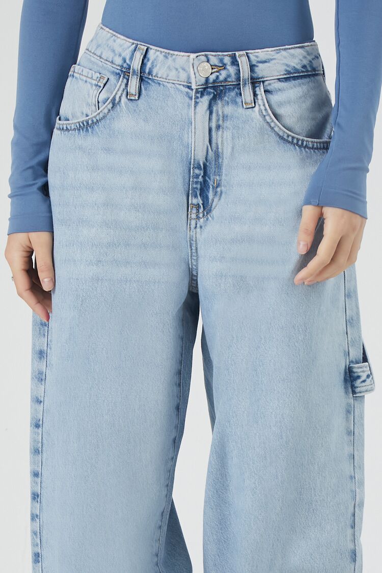 Carpenter Barrel-Leg Jeans-Feelings Star