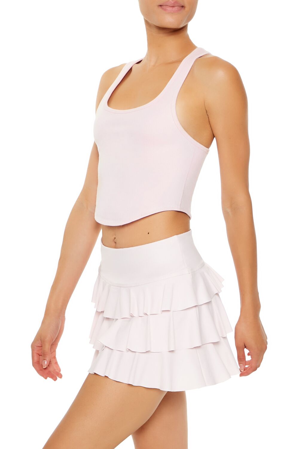 Active Seamless Racerback Sports Bra-Feelings Star