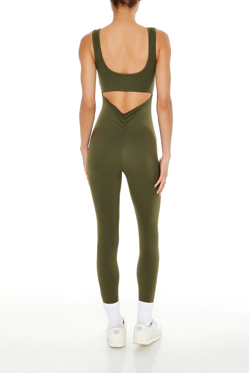 Active Uplift Scrunch Tank Jumpsuit-Feelings Star
