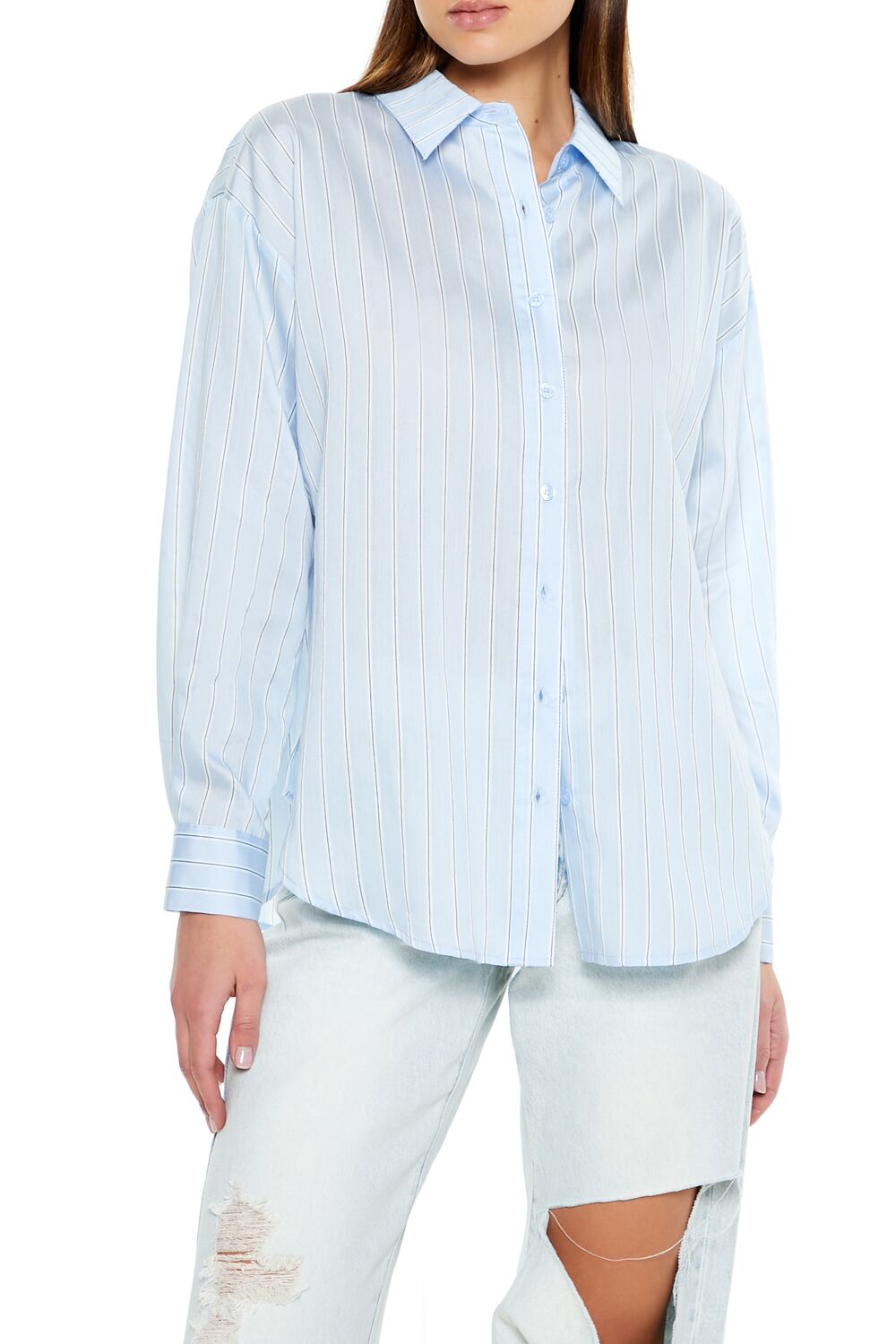 Striped Jacquard Shirt-Feelings Star