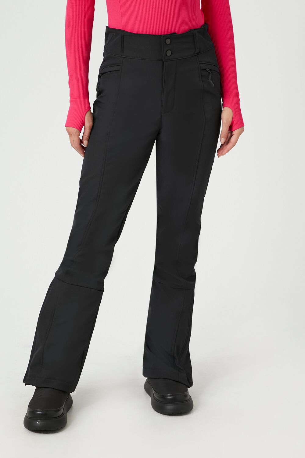 Active Ski High-Rise Flare Pants-Feelings Star