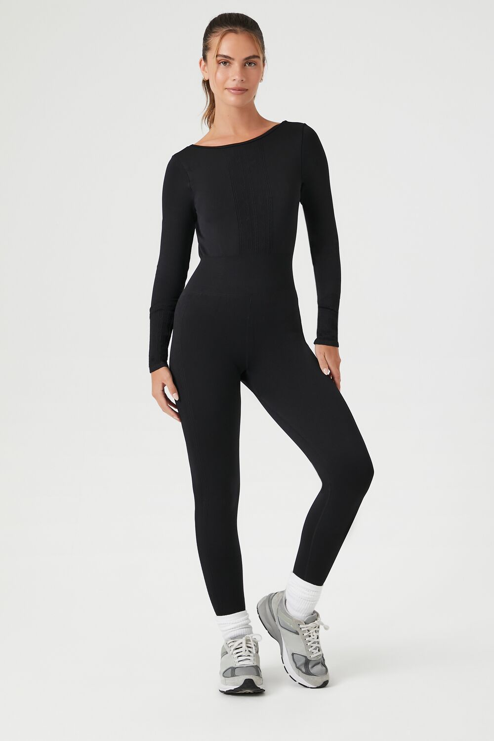 Active Seamless Scoop-Back Jumpsuit-Feelings Star