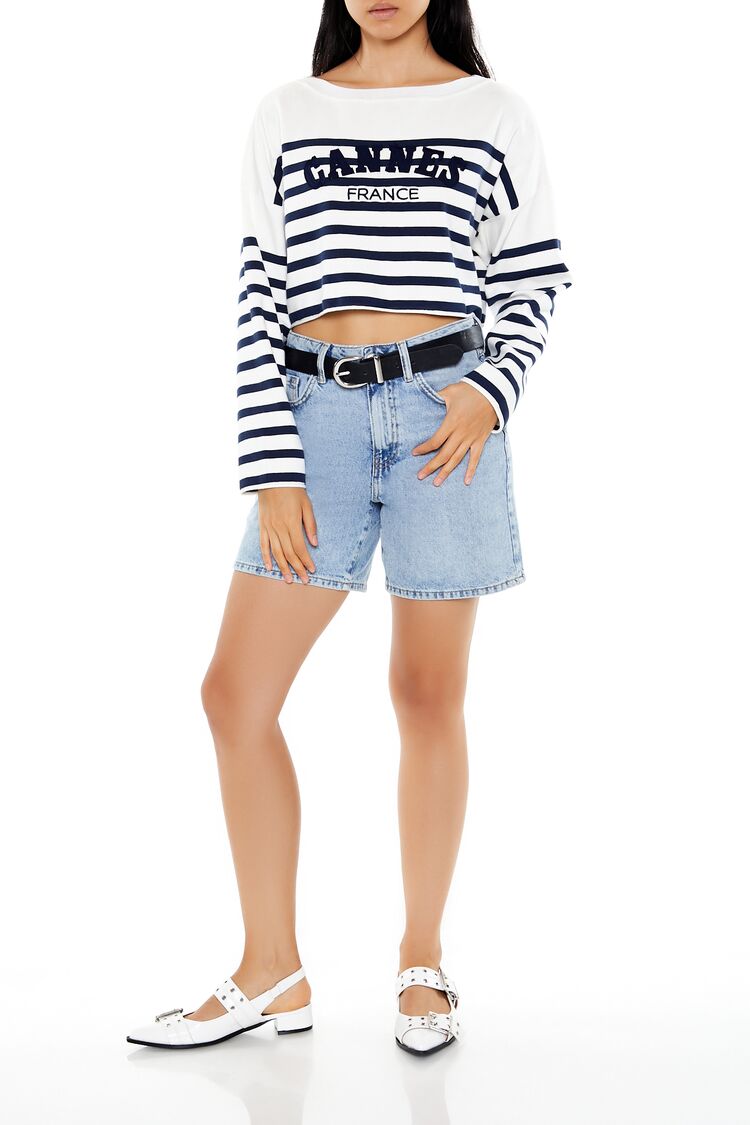 Cannes France Cropped Sweater-Feelings Star