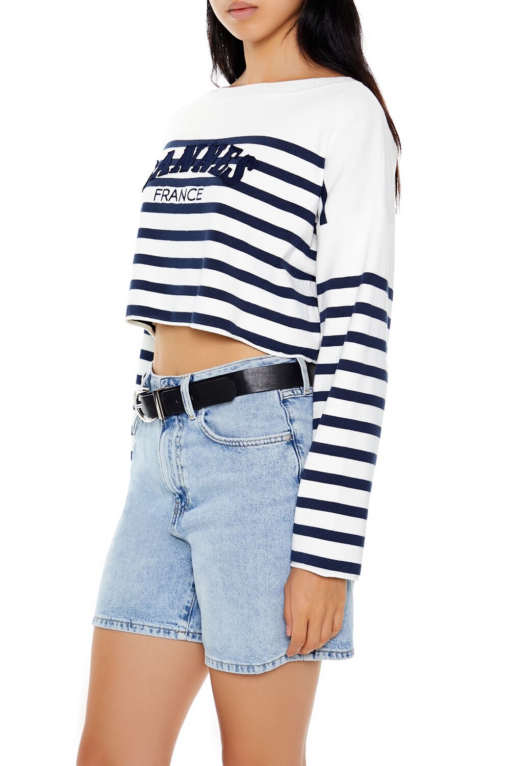 Cannes France Cropped Sweater-Feelings Star