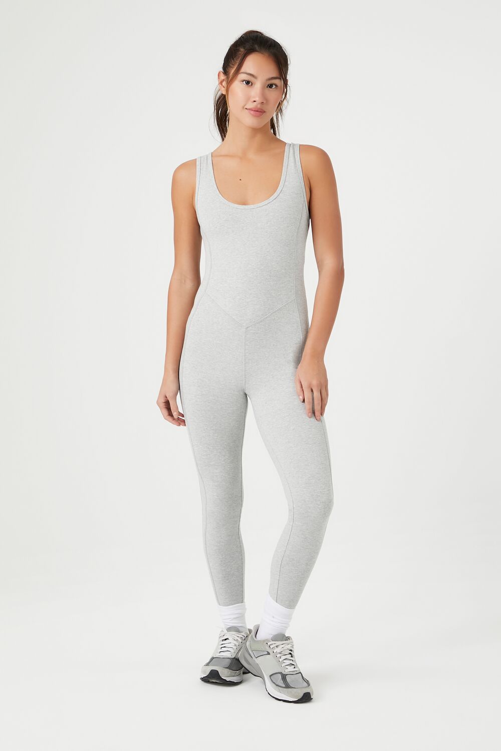 Active Cutout Tank Jumpsuit-Feelings Star