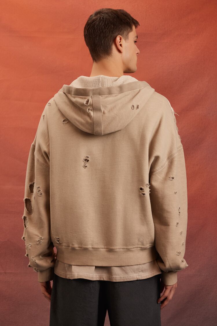 Unisex Rebel Moon Distressed Hoodie-Feelings Star