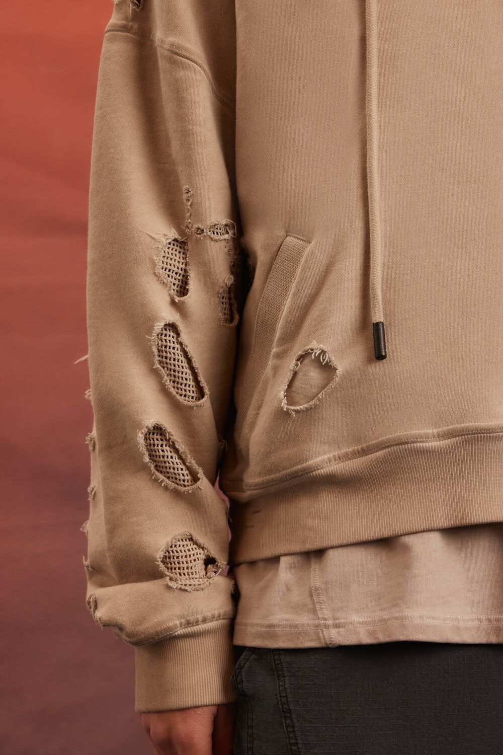 Unisex Rebel Moon Distressed Hoodie-Feelings Star