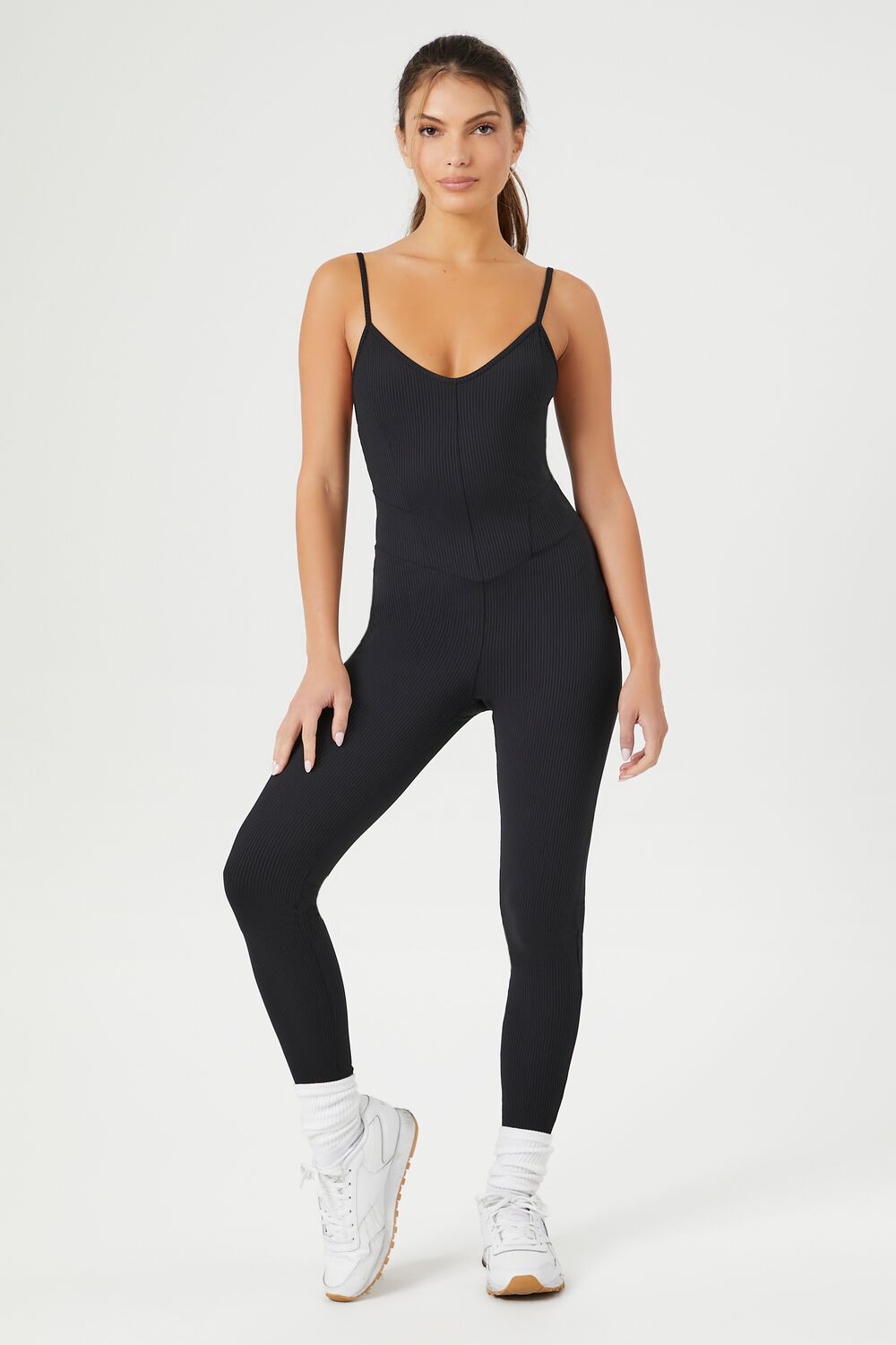 Active Fitted Cami Jumpsuit-Feelings Star