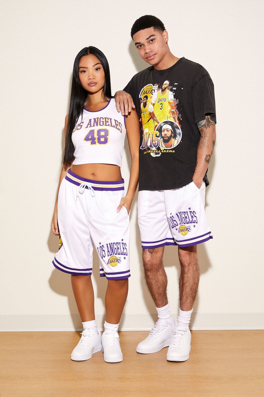 Unisex Los Angeles Lakers Basketball Shorts-Feelings Star