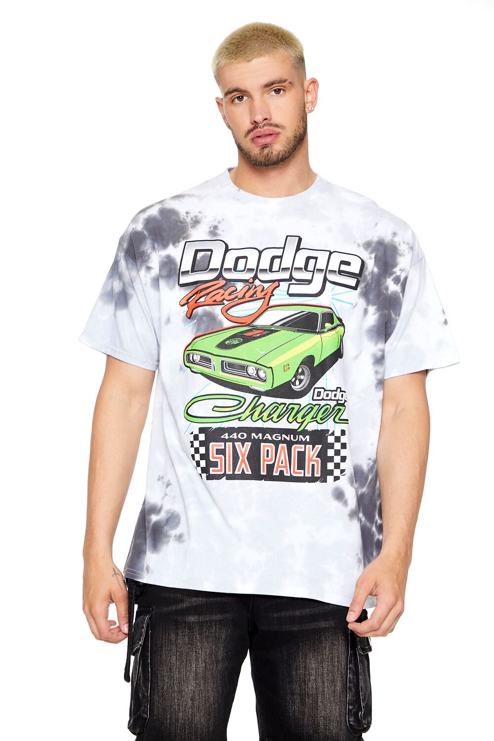 Tie-Dye Dodge Racing Graphic Tee-Feelings Star
