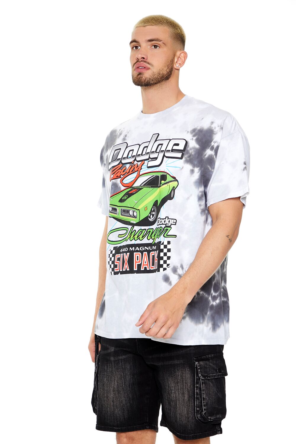 Tie-Dye Dodge Racing Graphic Tee-Feelings Star
