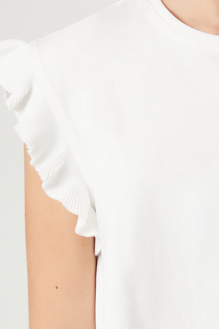 Butterfly-Sleeve Crop Top-Feelings Star