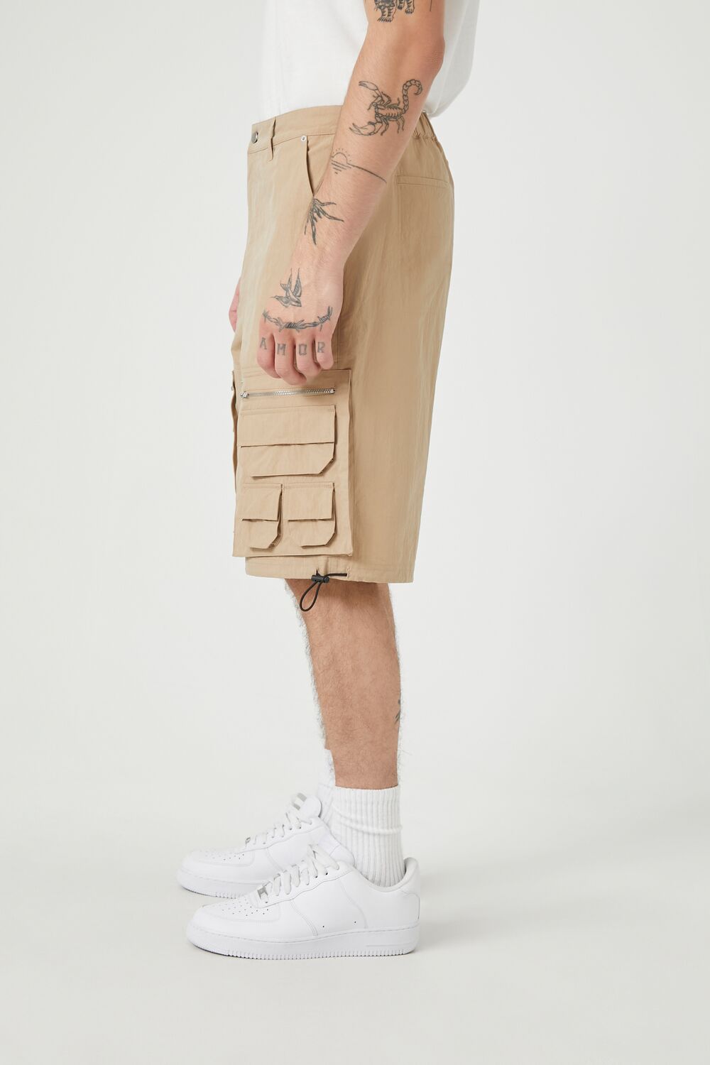 Toggle Cargo Shorts-Feelings Star