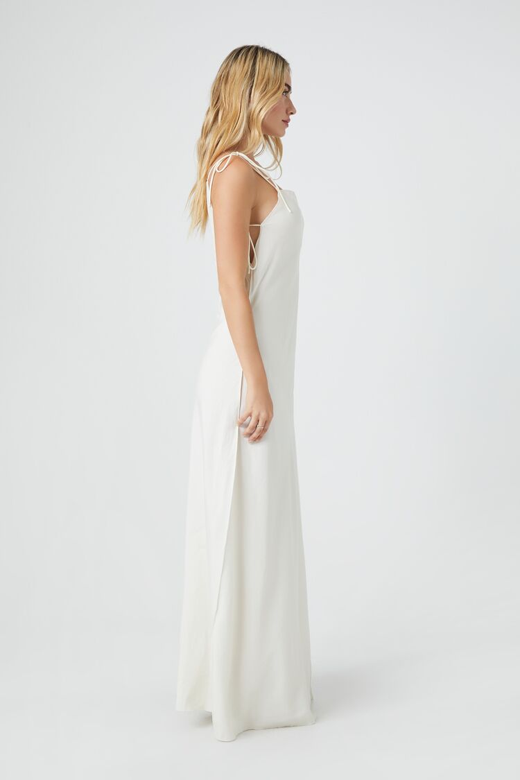 Tie-Strap Cami Maxi Dress-Feelings Star