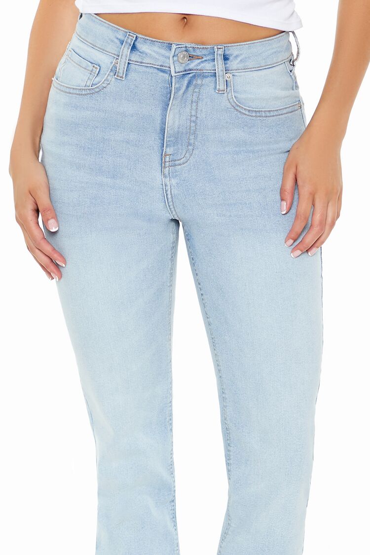 Stretch-Denim Straight Jeans-Feelings Star