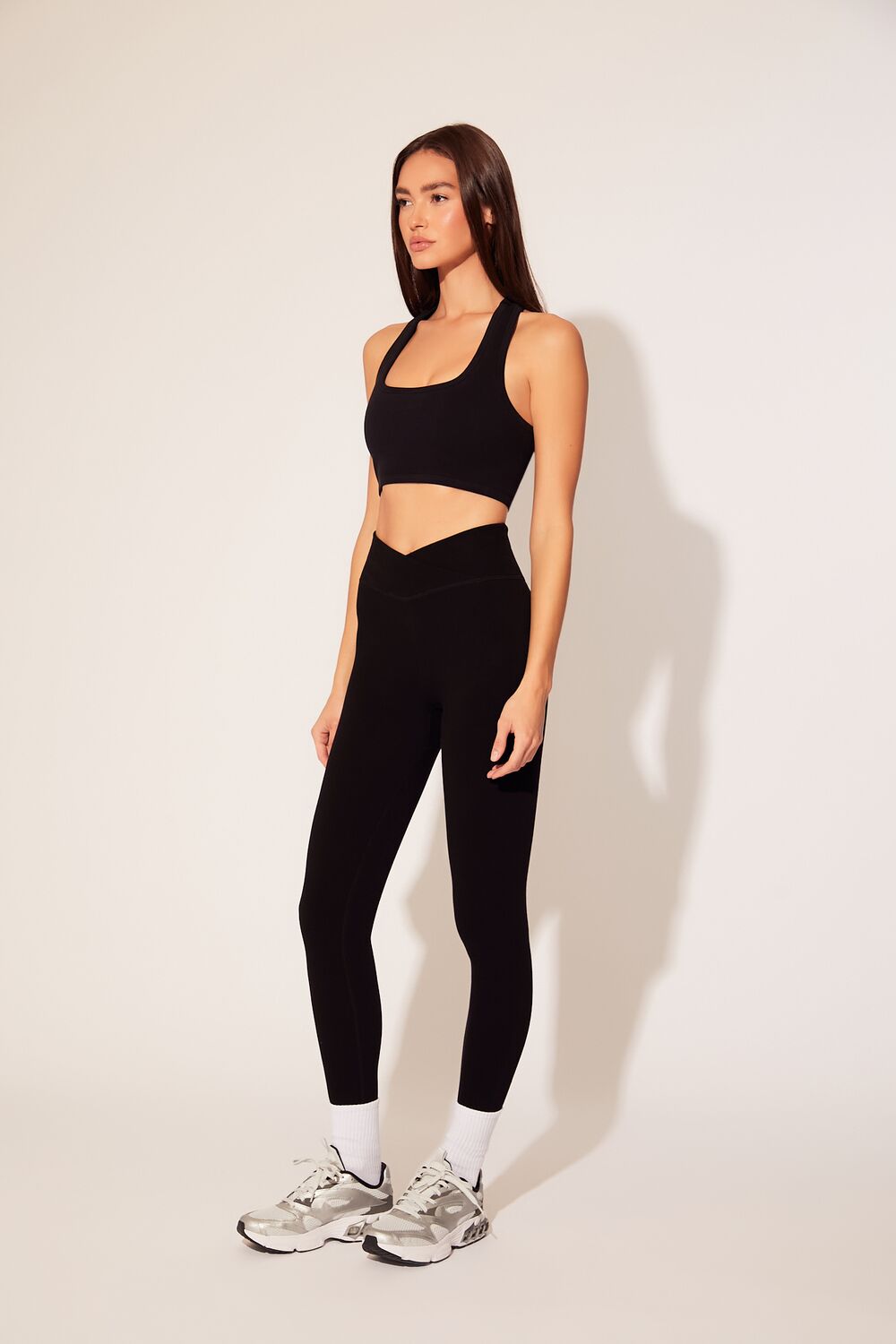 Active Seamless Surplice Leggings-Feelings Star