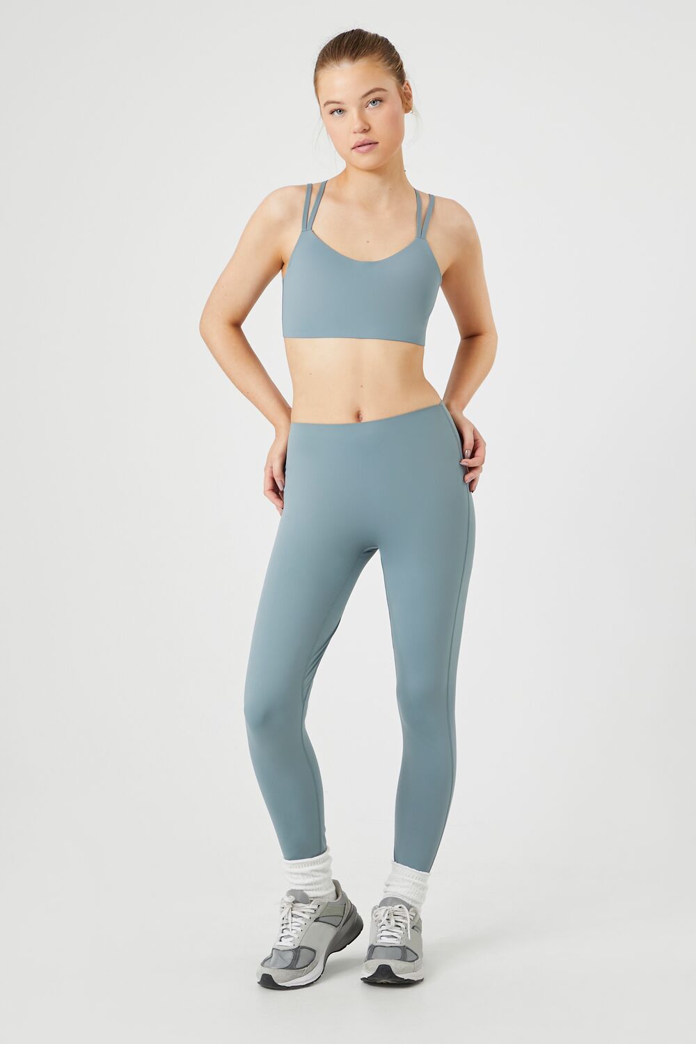 Active Mid-Rise Leggings-Feelings Star
