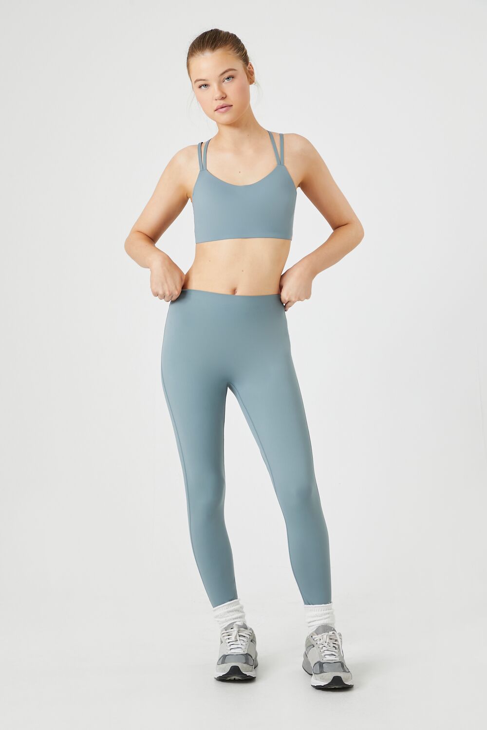 Active Mid-Rise Leggings-Feelings Star
