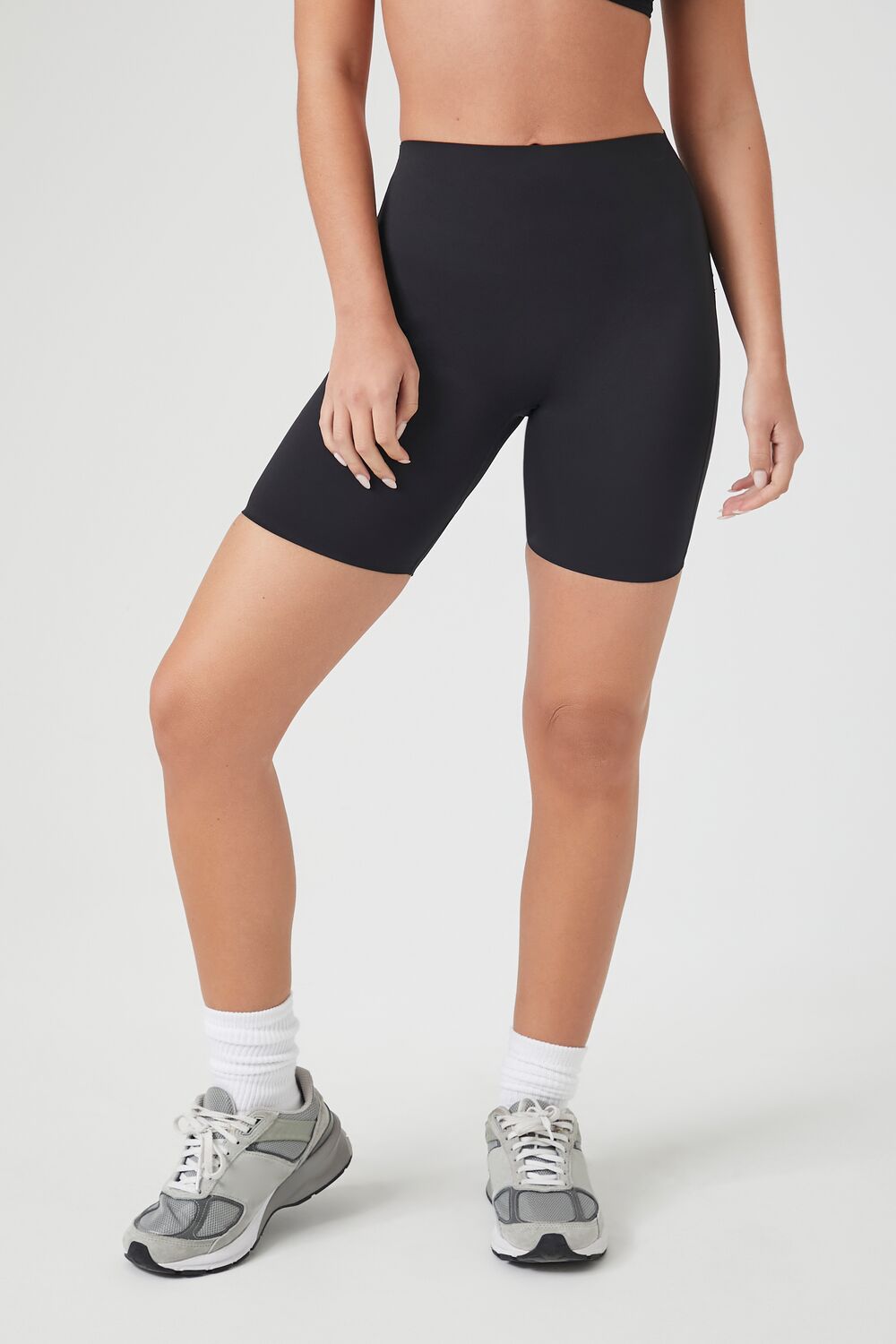 Active High-Rise Biker Shorts-Feelings Star