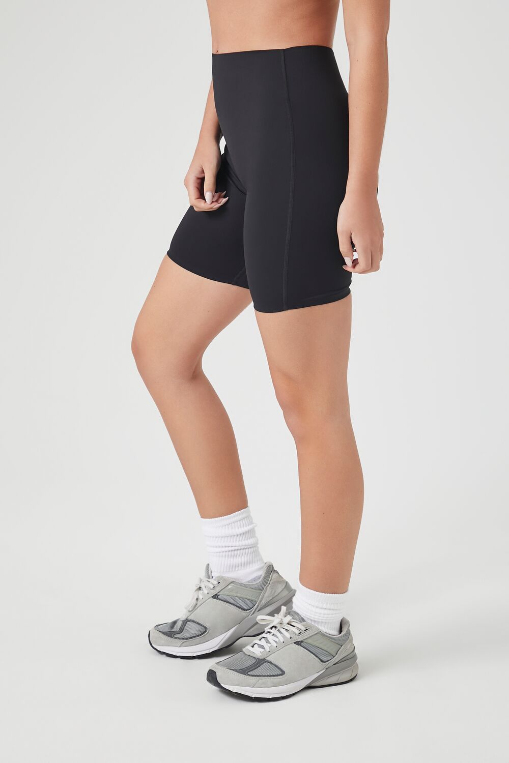 Active High-Rise Biker Shorts-Feelings Star
