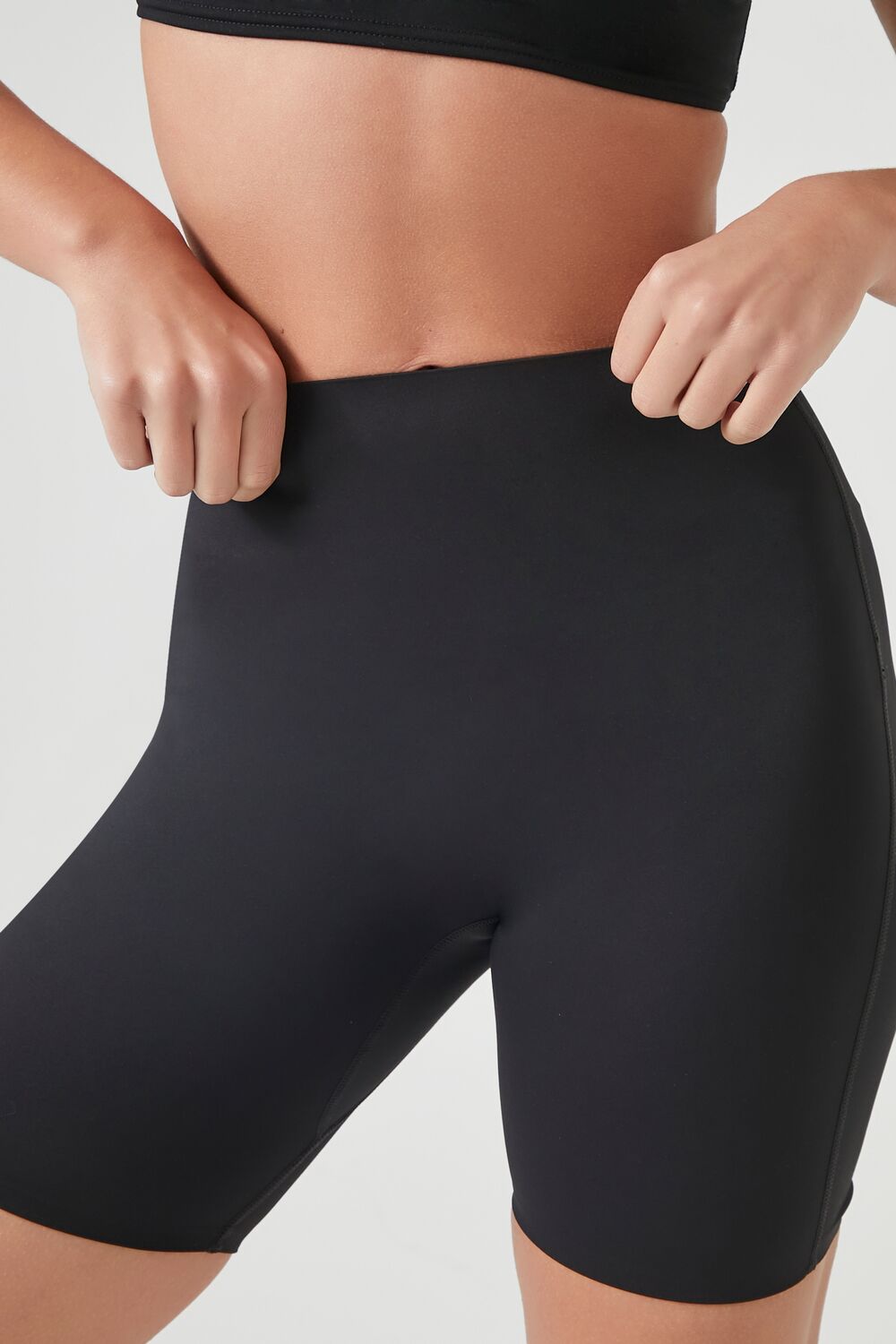 Active High-Rise Biker Shorts-Feelings Star