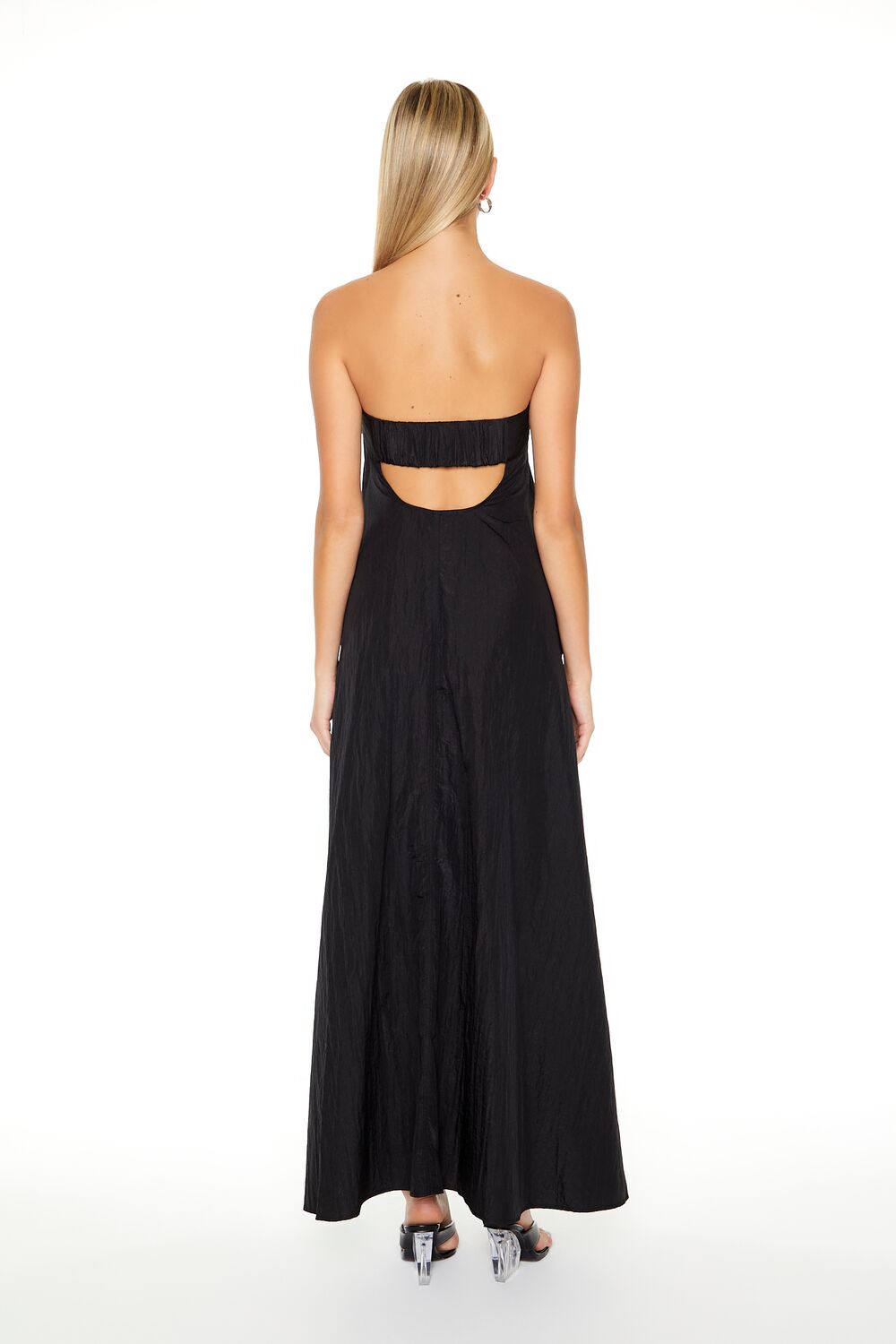Strapless A-Line Maxi Dress-Feelings Star