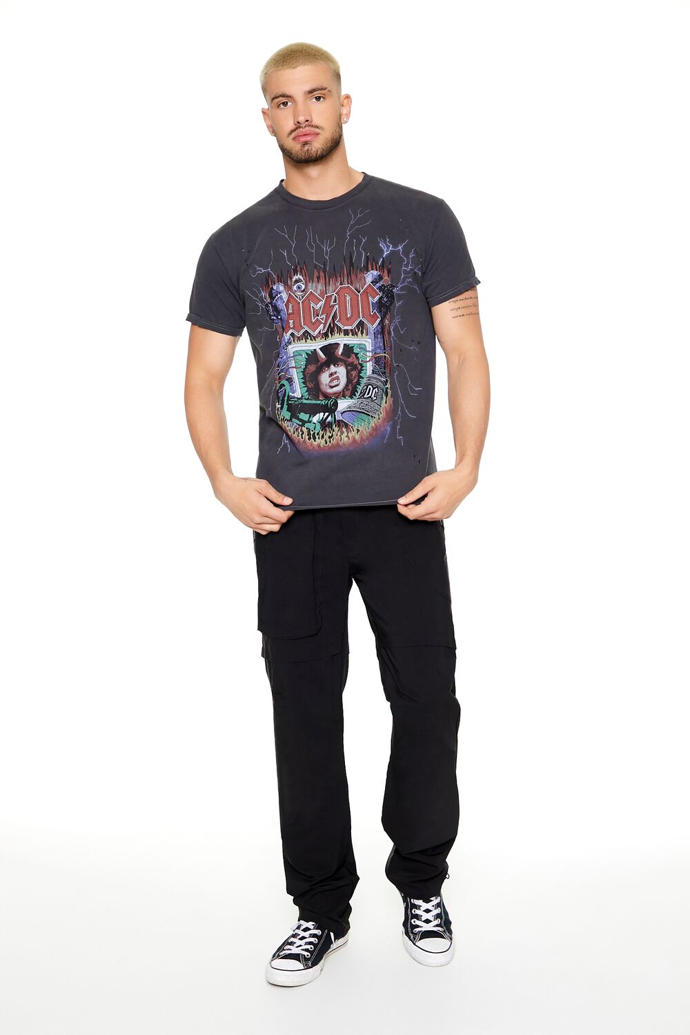 Cargo Drawstring Joggers-Feelings Star