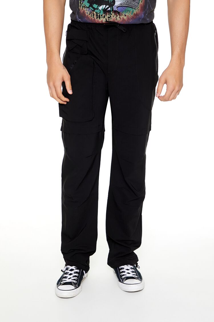 Cargo Drawstring Joggers-Feelings Star