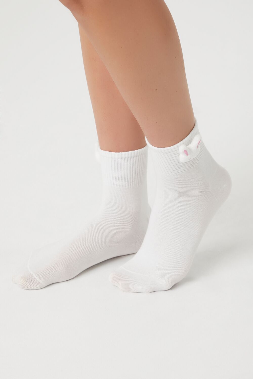 Bunny Quarter Socks-Feelings Star
