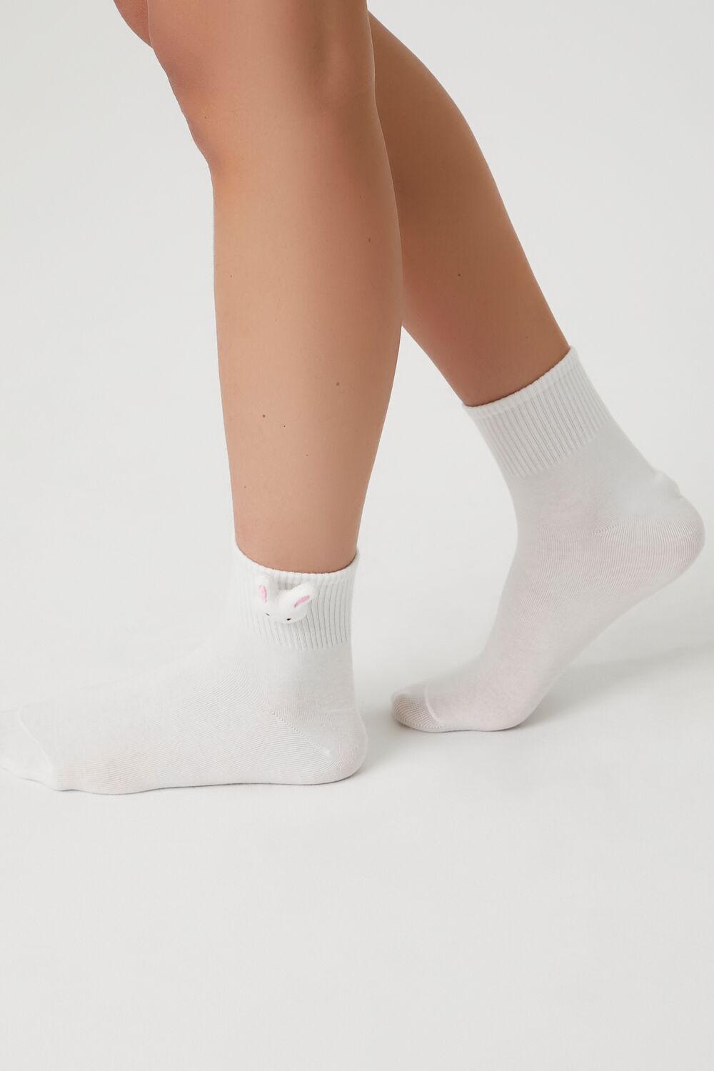 Bunny Quarter Socks-Feelings Star
