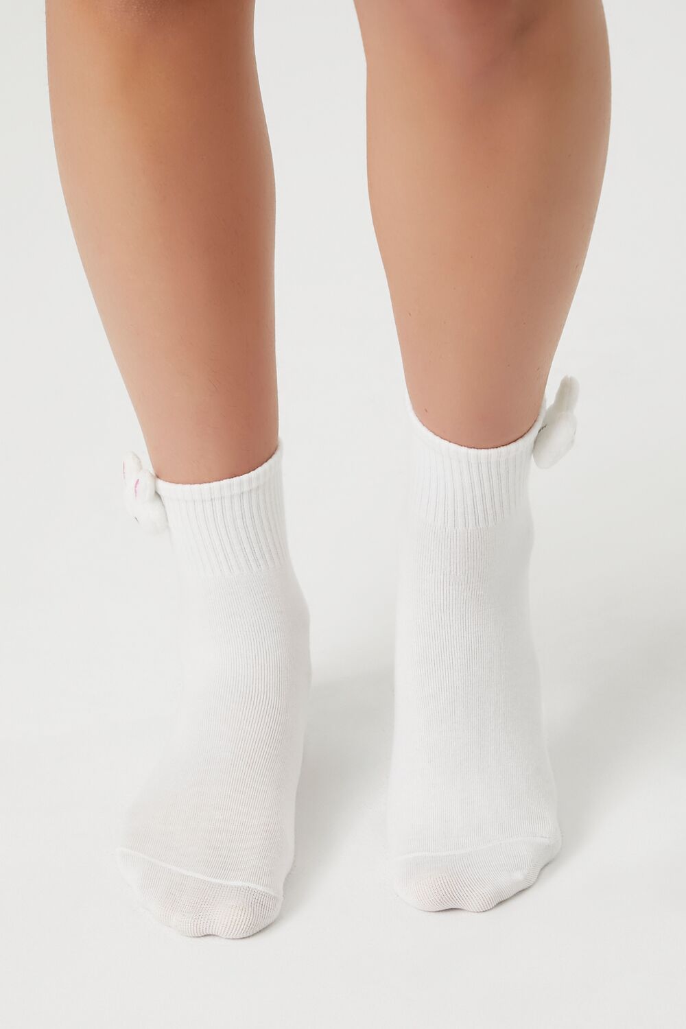 Bunny Quarter Socks-Feelings Star