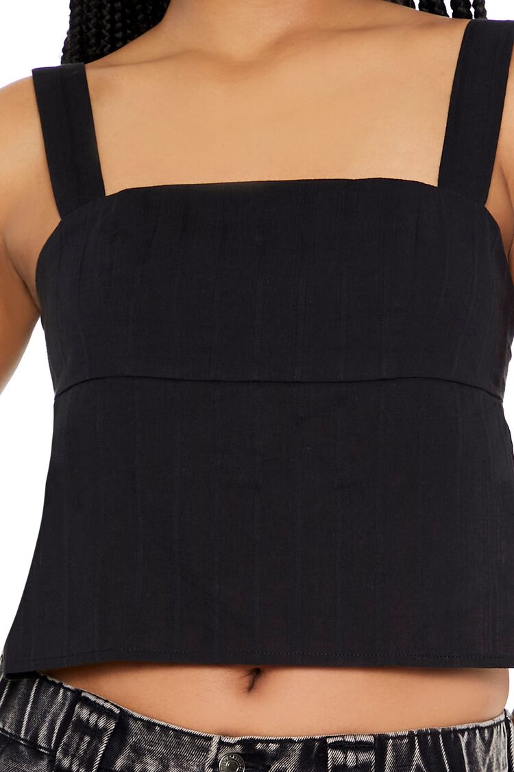 Tie-Back Crop Top-Feelings Star