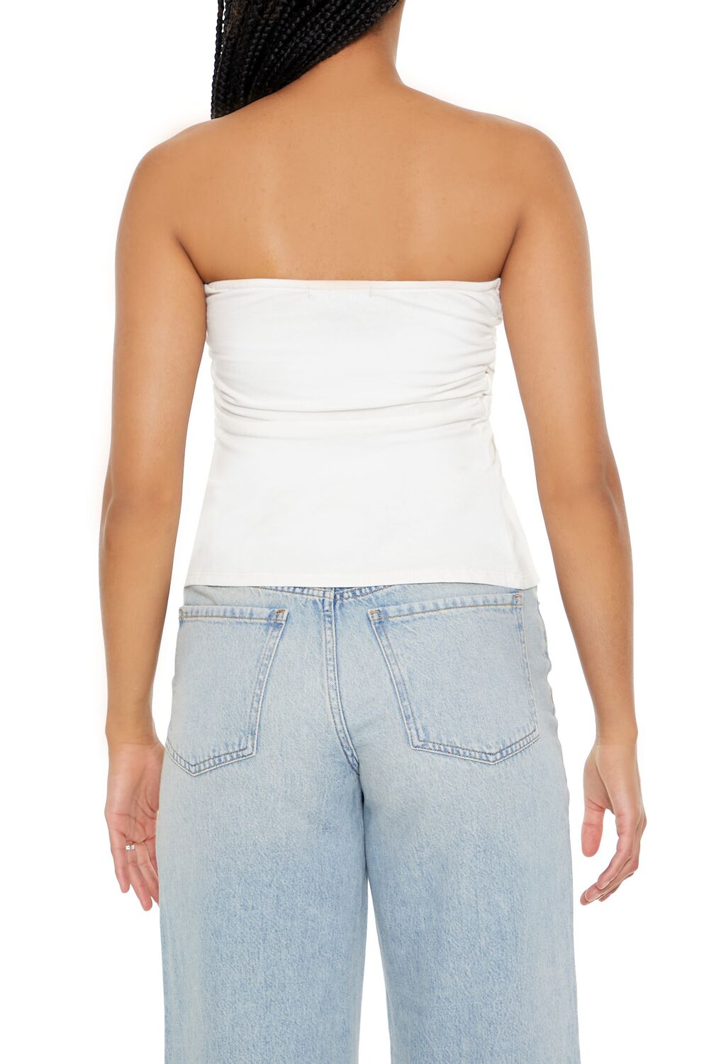 Twisted Split-Hem Tube Top-Feelings Star