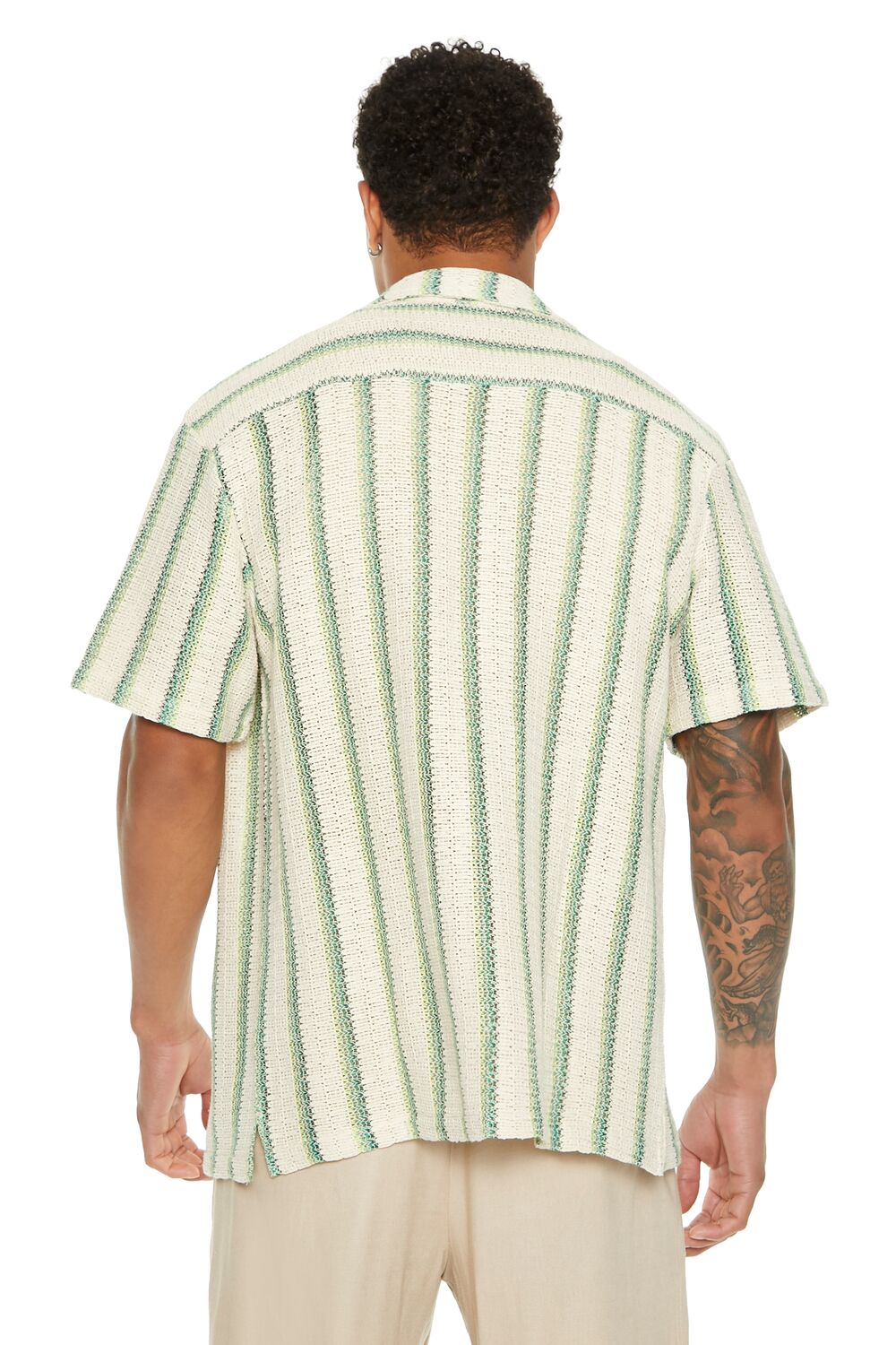 Striped Patch Pocket Shirt-Feelings Star