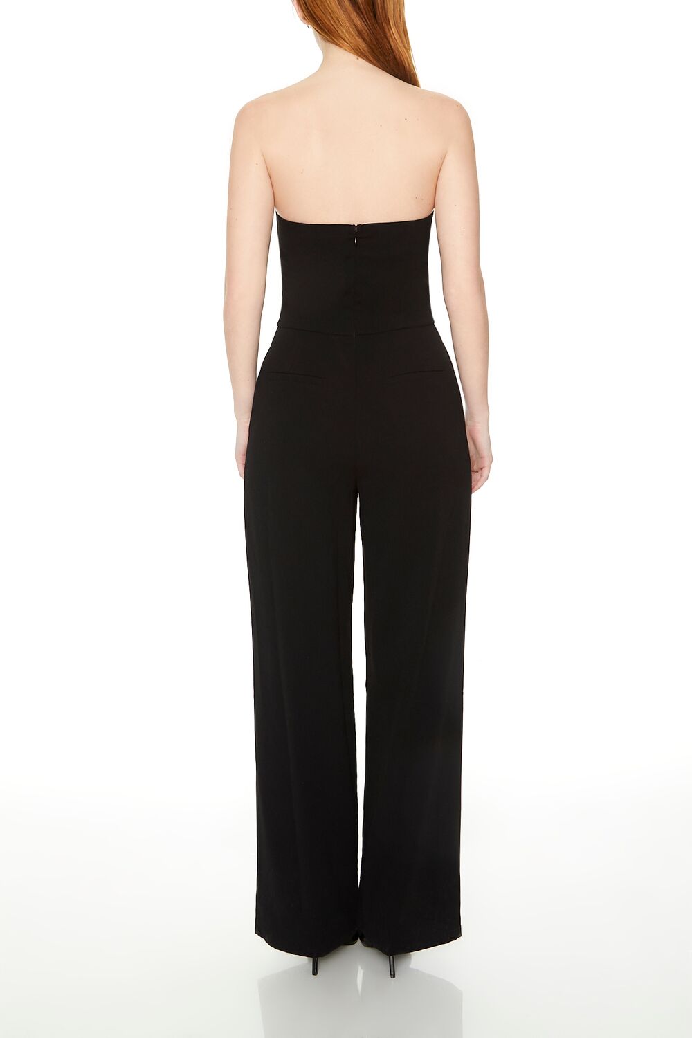 Strapless Straight-Leg Jumpsuit-Feelings Star