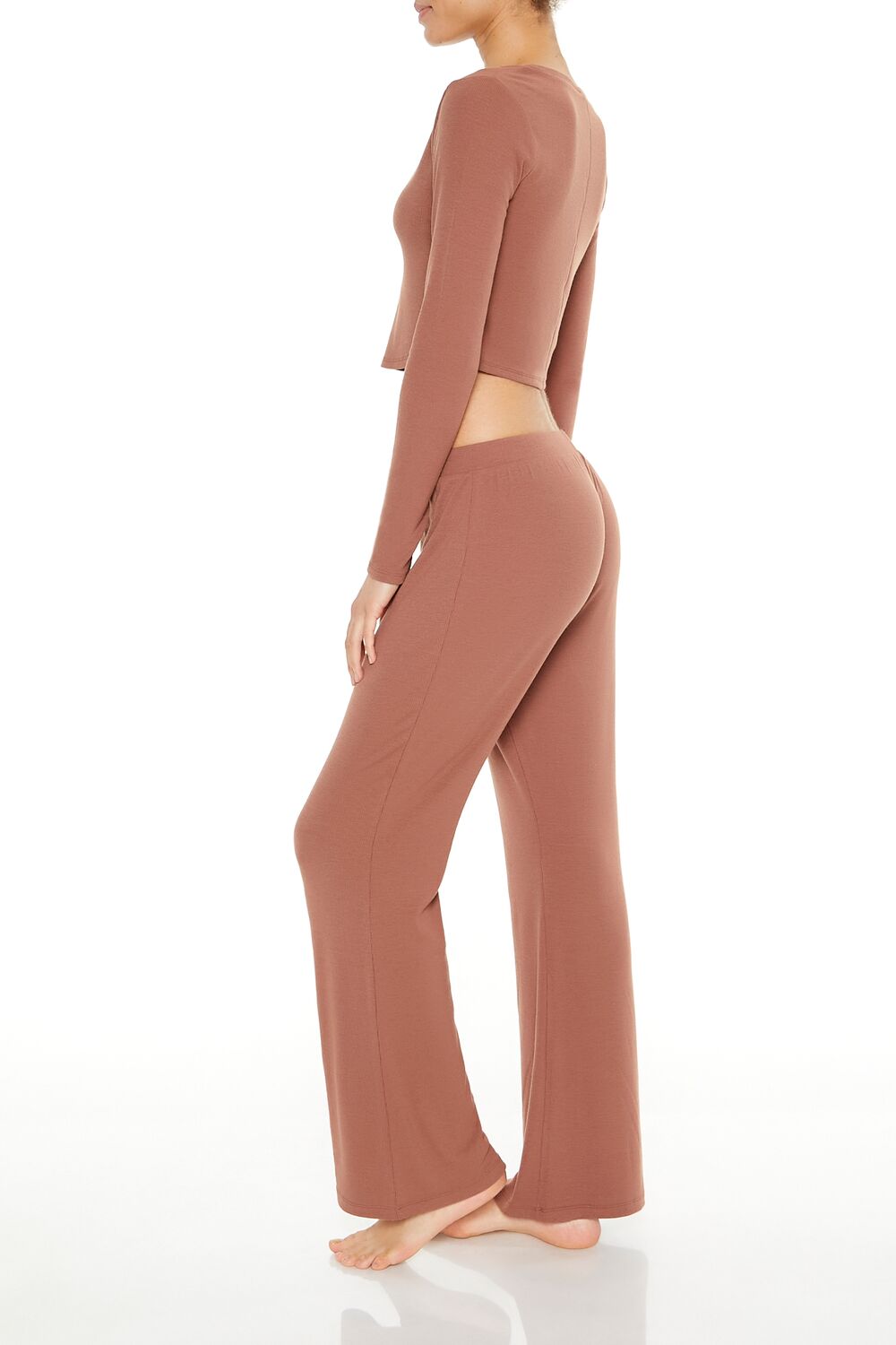 Flare Pajama Pants-Feelings Star