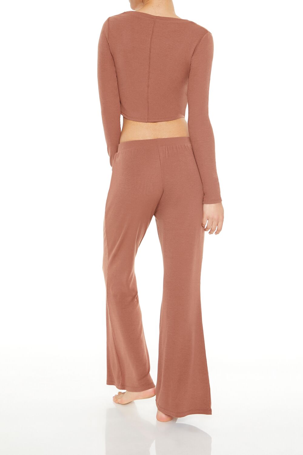 Flare Pajama Pants-Feelings Star