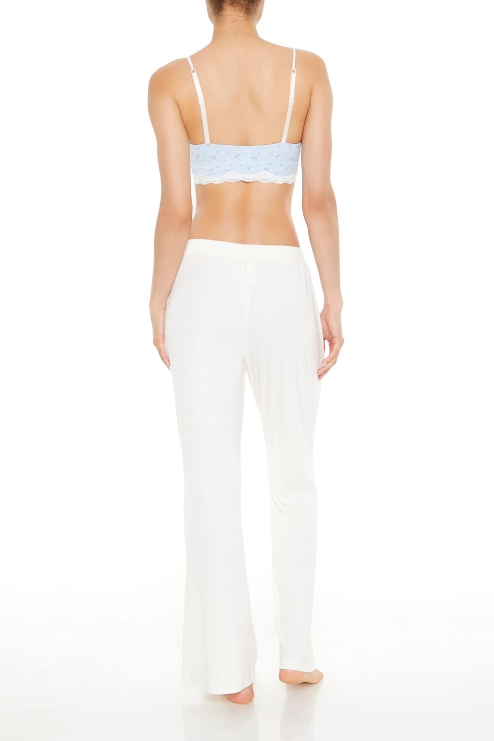 Flare Pajama Pants-Feelings Star