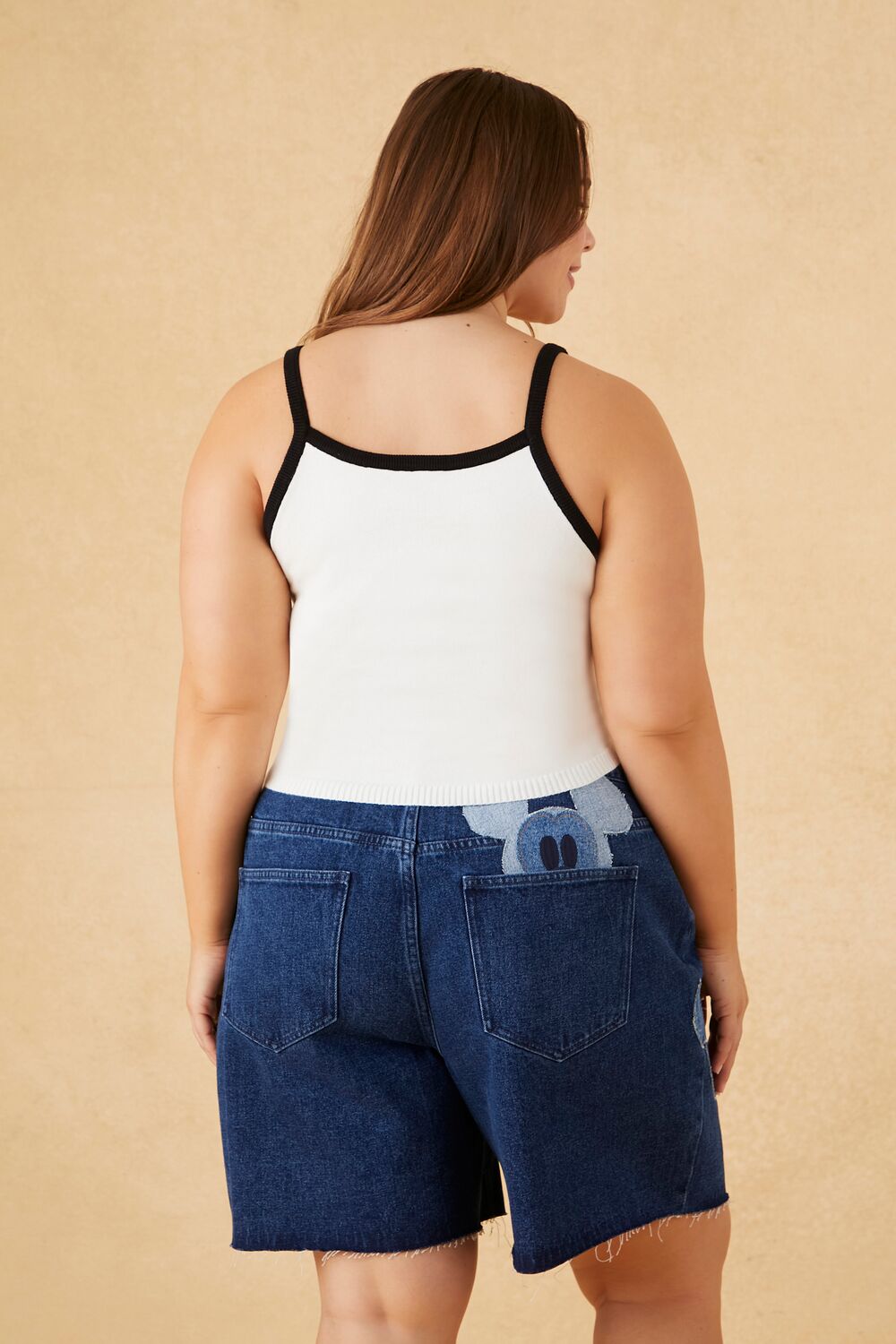 Plus Size Disney Mickey Sweater-Knit Cami-Feelings Star