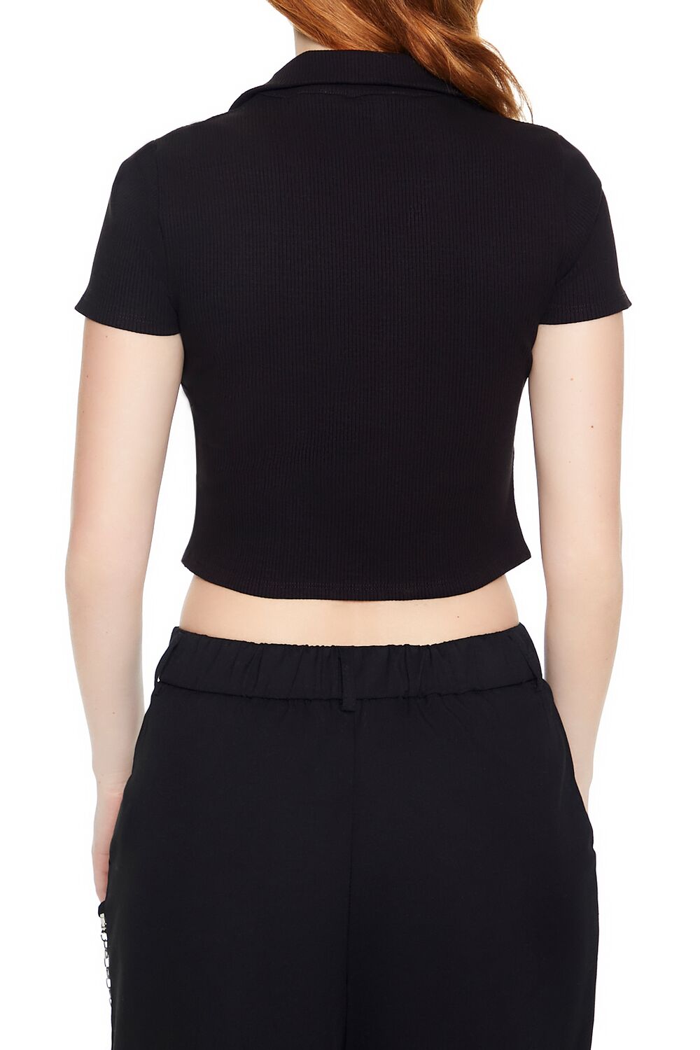 Split-Hem Crop Top-Feelings Star